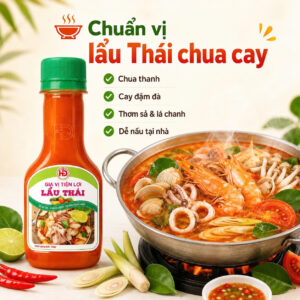 Sỉ Chai Xốt Lẩu Thái HD Spices 150g – Nguồn Hàng Gia Vị Chiết Khấu Cao