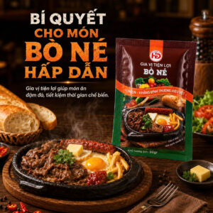 Sỉ Gói Xốt Gia Vị Bò Né Huỳnh Dung 80g – Nguồn Hàng Bán Chạy, Chiết Khấu Cao